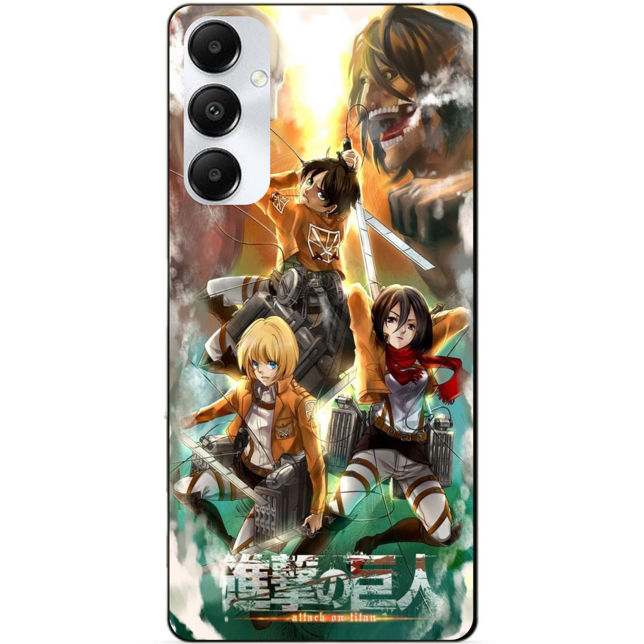 Силіконовий чохол бампер для Samsung A16 5G з малюнком Атака на Титанів Attack on Titan