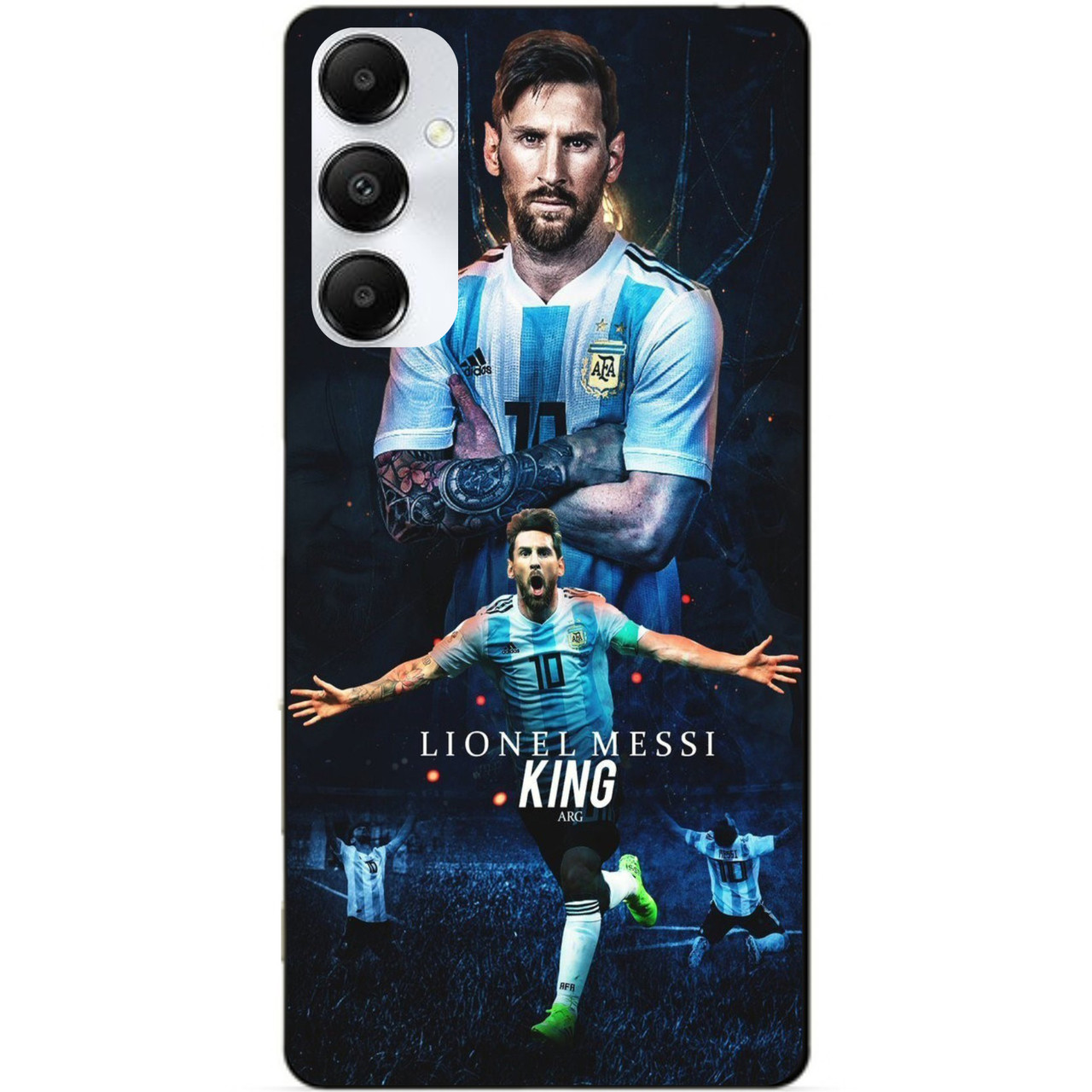 Силіконовий чохол бампер для Samsung A16 5G з малюнком Messi OR Мессі