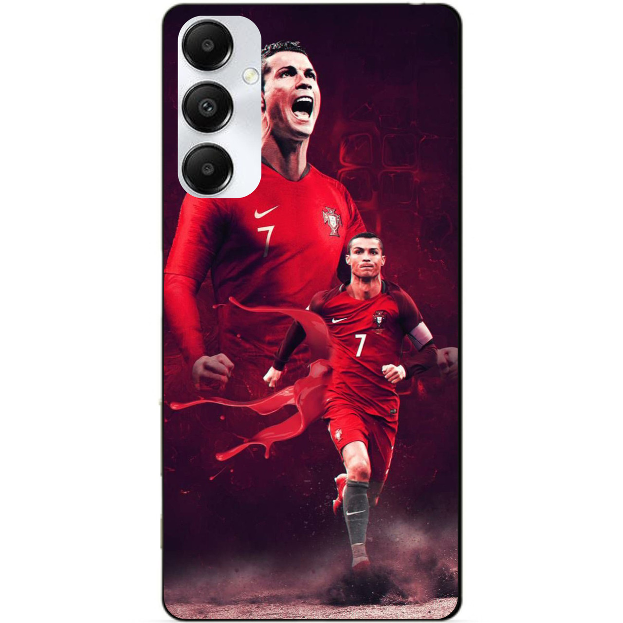 Силіконовий чохол бампер для Samsung A16 5G з малюнком Ronaldo Португалія Роналдо