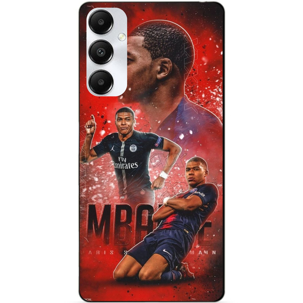 Силіконовий бампер чохол для Samsung A16 5G з малюнком Мбаппе ПСЖ Mbappe