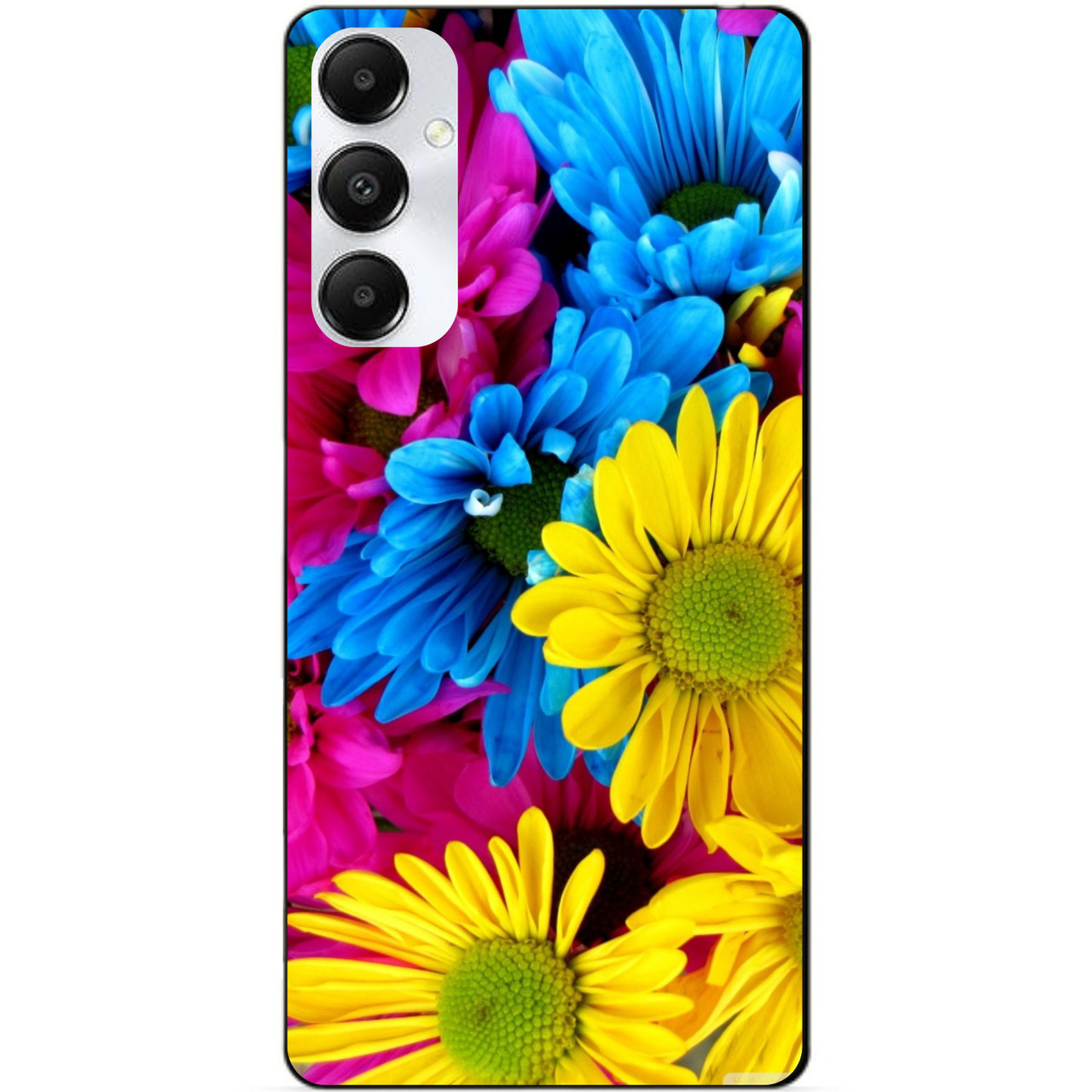Силіконовий чохол бампер для Samsung A16 5G з малюнком Хризантеми квіти