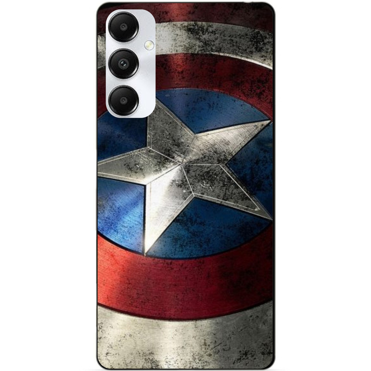 Силіконовий чохол бампер для Samsung A16 5G з малюнком Капітан Америка супергерой Marvel