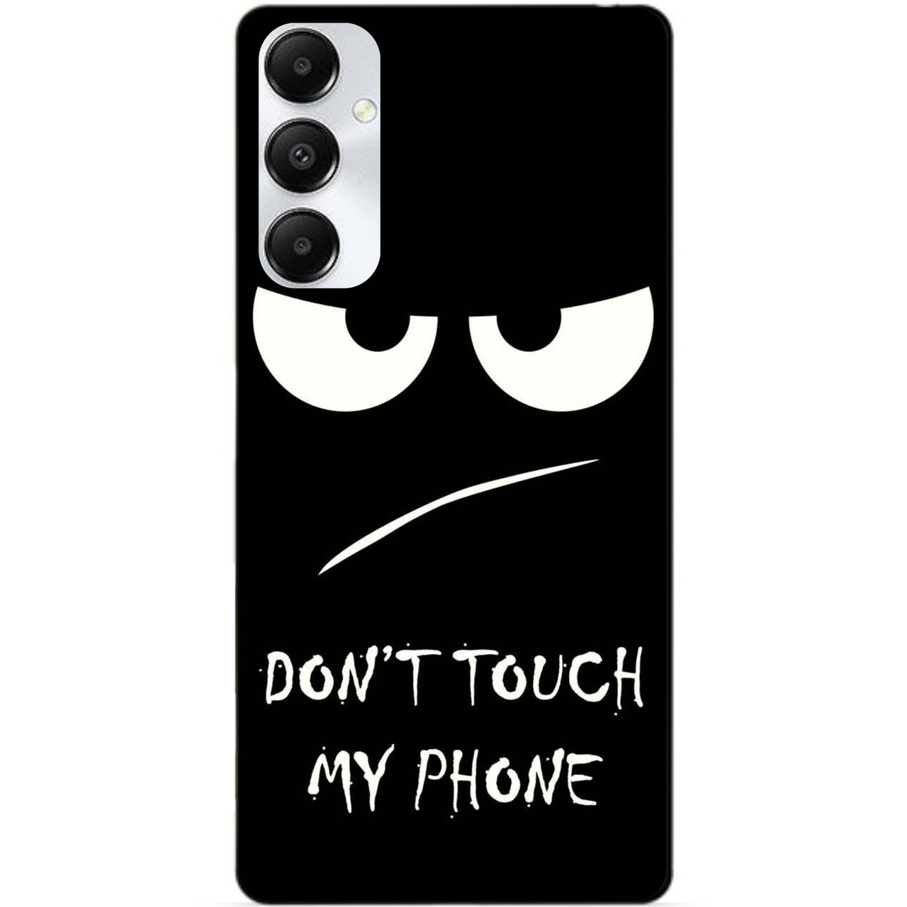 Силіконовий чохол бампер для Samsung A16 5G з малюнком очей Dont touch my phone