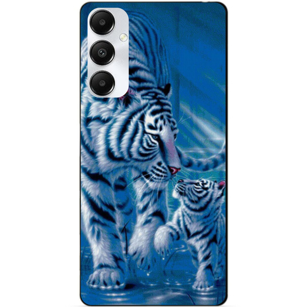 Силіконовий чохол бампер для Samsung M35 5G з малюнком Тигри