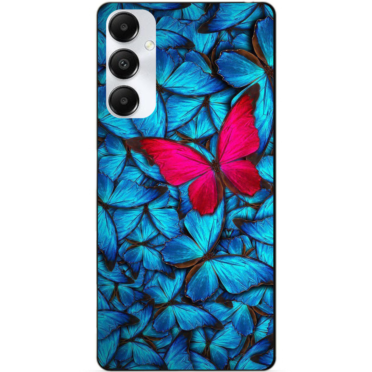 Силіконовий чохол бампер для Samsung A16 5G з малюнком Метелики
