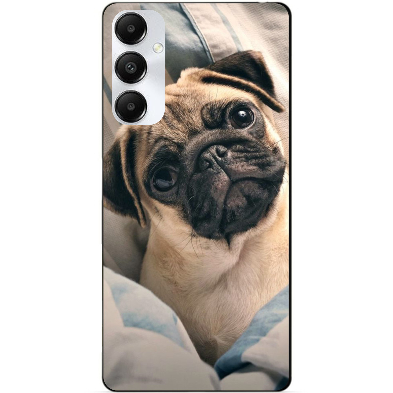 Силіконовий чохол бампер для Samsung A16 5G з малюнком Фото Мопс