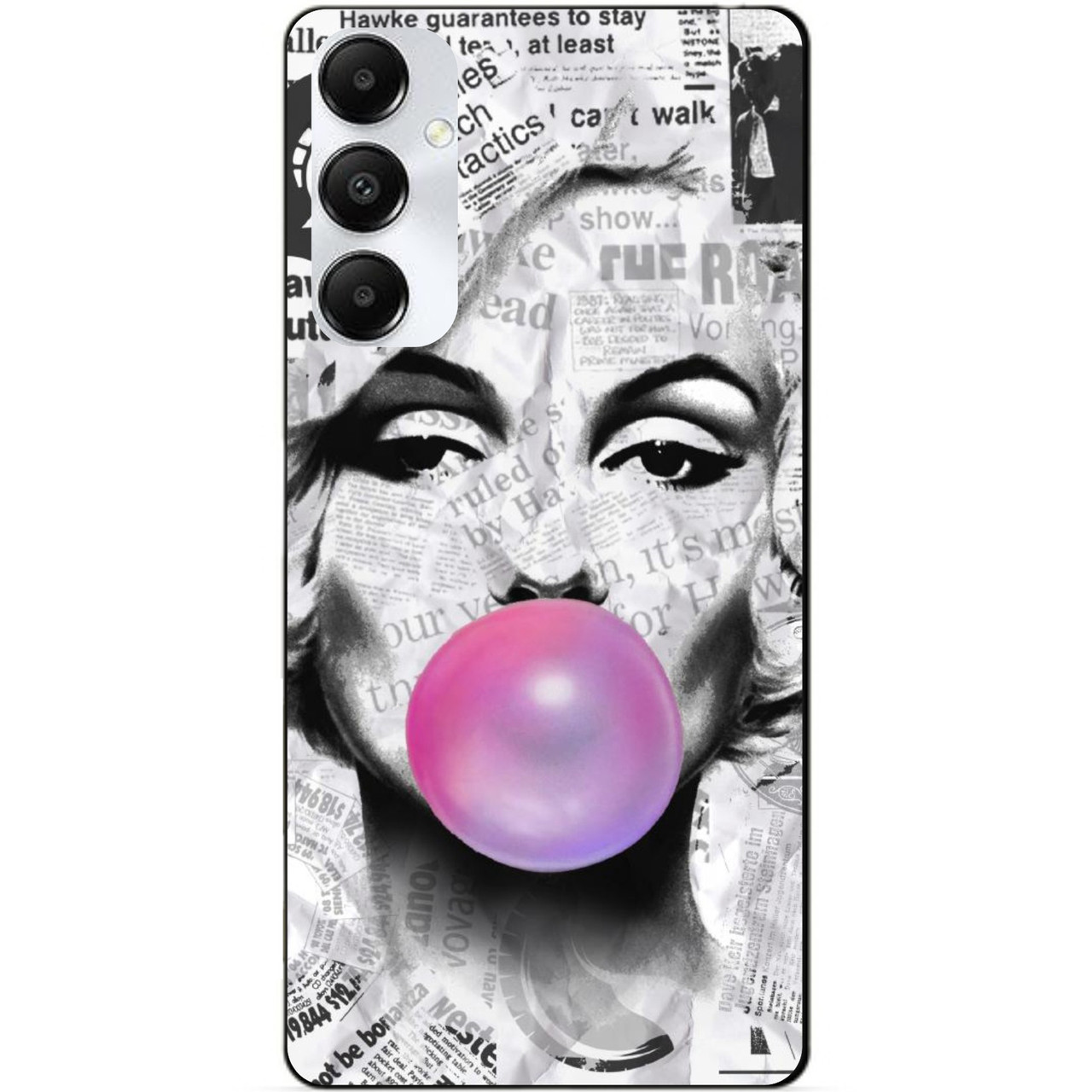 Силіконовий чохол бампер для Samsung A16 5G з малюнком Мерілін Монро Marilyn Monroe