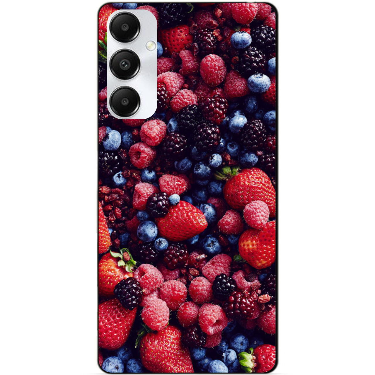 Силіконовий чохол бампер для Samsung A16 5G з малюнком Ягоди