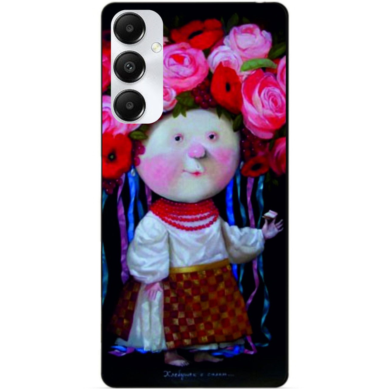 Силіконовий чохол бампер для Samsung A16 5G з малюнком Україночка Гапчинська