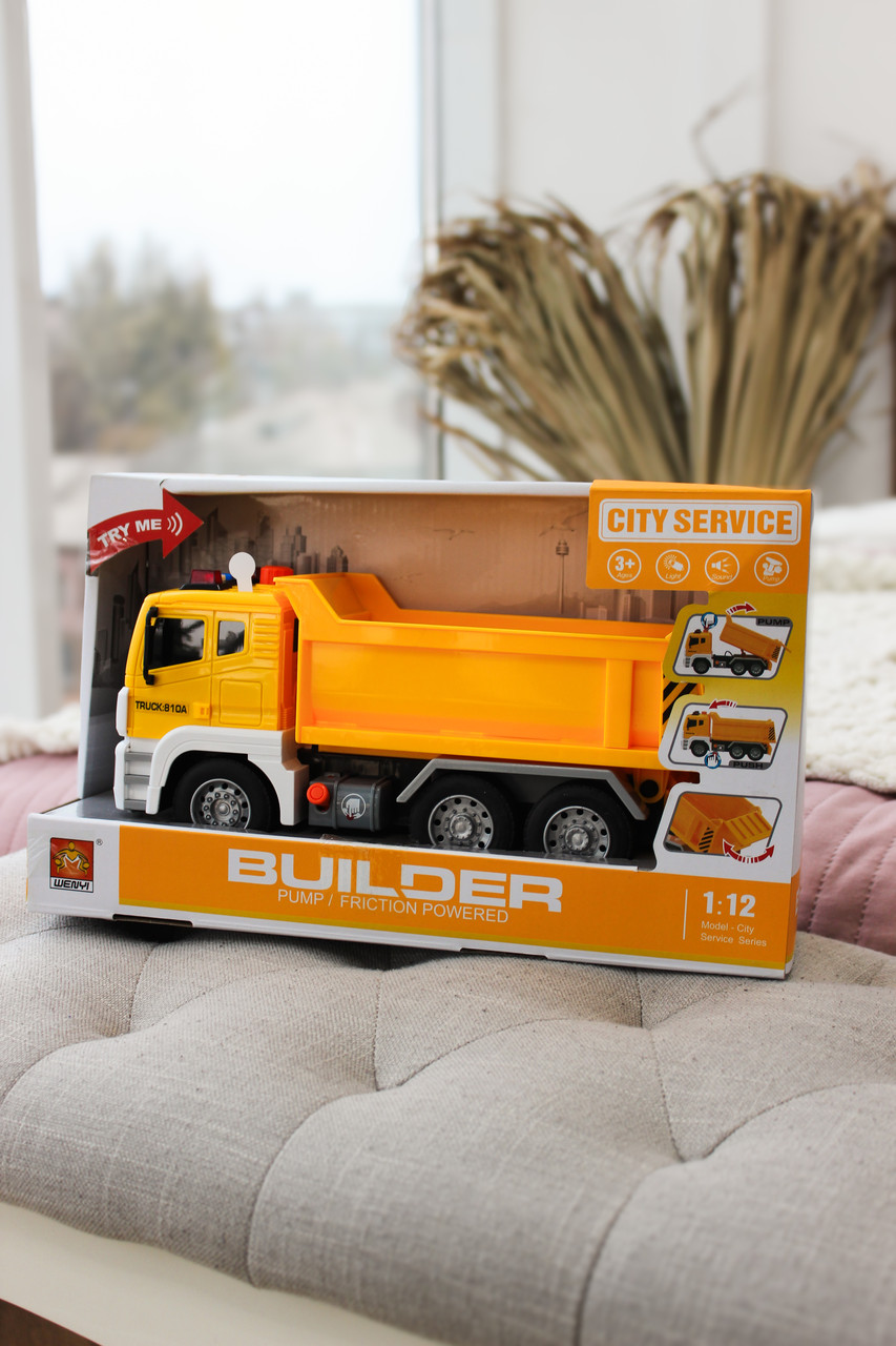 Інерційна спецтехніка "Самоскид з повітряною помпою" WY 810 А / WY 810 В, фото 1