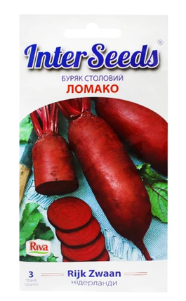 Насіння Буряк столовий Ломако 3 г, InterSeeds Rijk Zwaan, Нідерланди, фото 1