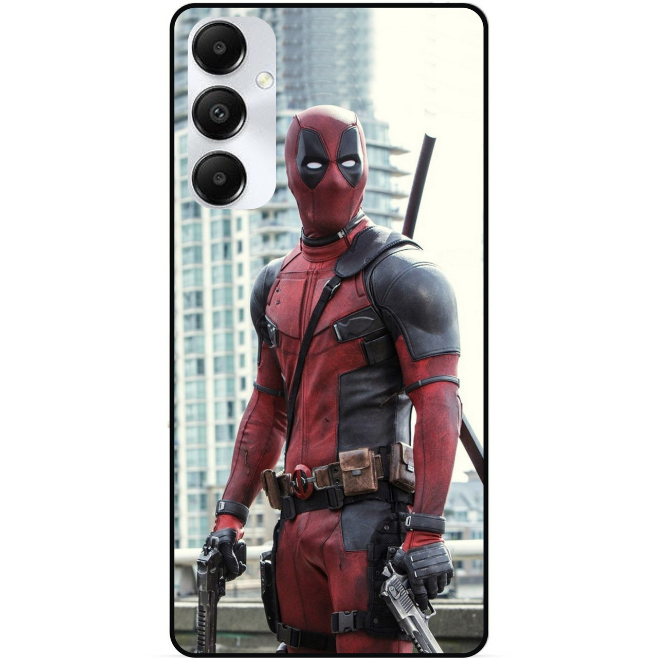Силіконовий бампер чохол для Samsung A16 5G з малюнком Deadpool Дедпул