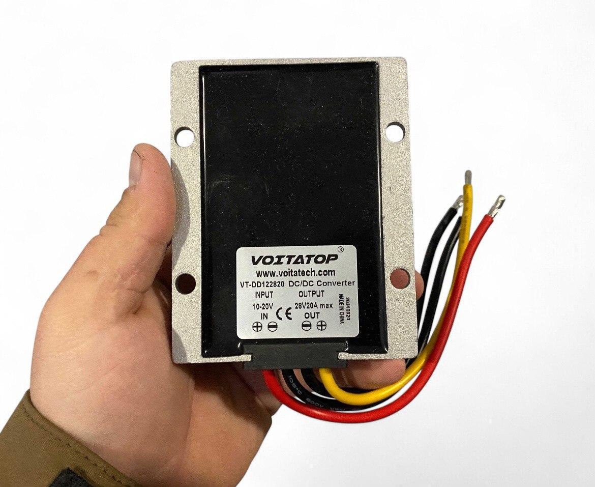 Перетворювач напруги DC-DC для систем РЕБ підвищуючий з 12V на 28V. 20A