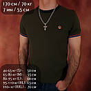 Комплект! Чоловіча масивна срібна цепочка і хрестик з золотом. Ланцюжок бісмарк і хрестик з золотою накладкою. 60 см, фото 2