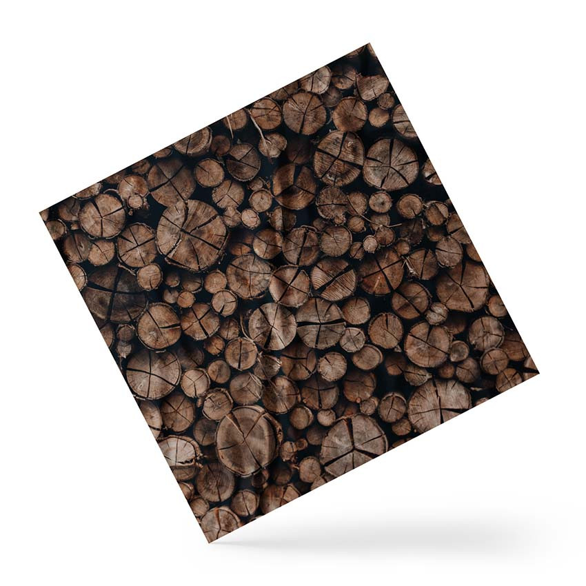 Хустка на голову і шию «Деревина. Паттерн. Wood. Pattern»