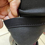 Джинси Vanver жіночі на флісі завужені теплі на зиму висока посадка 33 чорні, фото 3