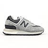 Жіночі кросівки New Balance 574 Legacy Grey Black Сірі з чорним Нью Беланс Легези замша водонепроникні еврозима, фото 4