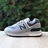 Жіночі кросівки New Balance 574 Legacy Grey Black Сірі з чорним Нью Беланс Легези замша водонепроникні еврозима, фото 9