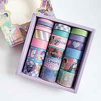 Набор декоративных скотчей в коробке для розовых Butterfly dreams 20 шт