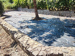 Бешовное покрытие для детской площадки из EPDM крошки микс цветов 1