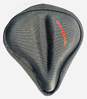 Чохол сідла чорний. Чохол на велосиді, з м'якою поролоновою вставкою, чорний.