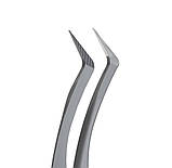Staleks Pro Expert 45 Type 2 - професійний пінцет (L-подібний, 40°) для вій з нержавіючої сталі, фото 3