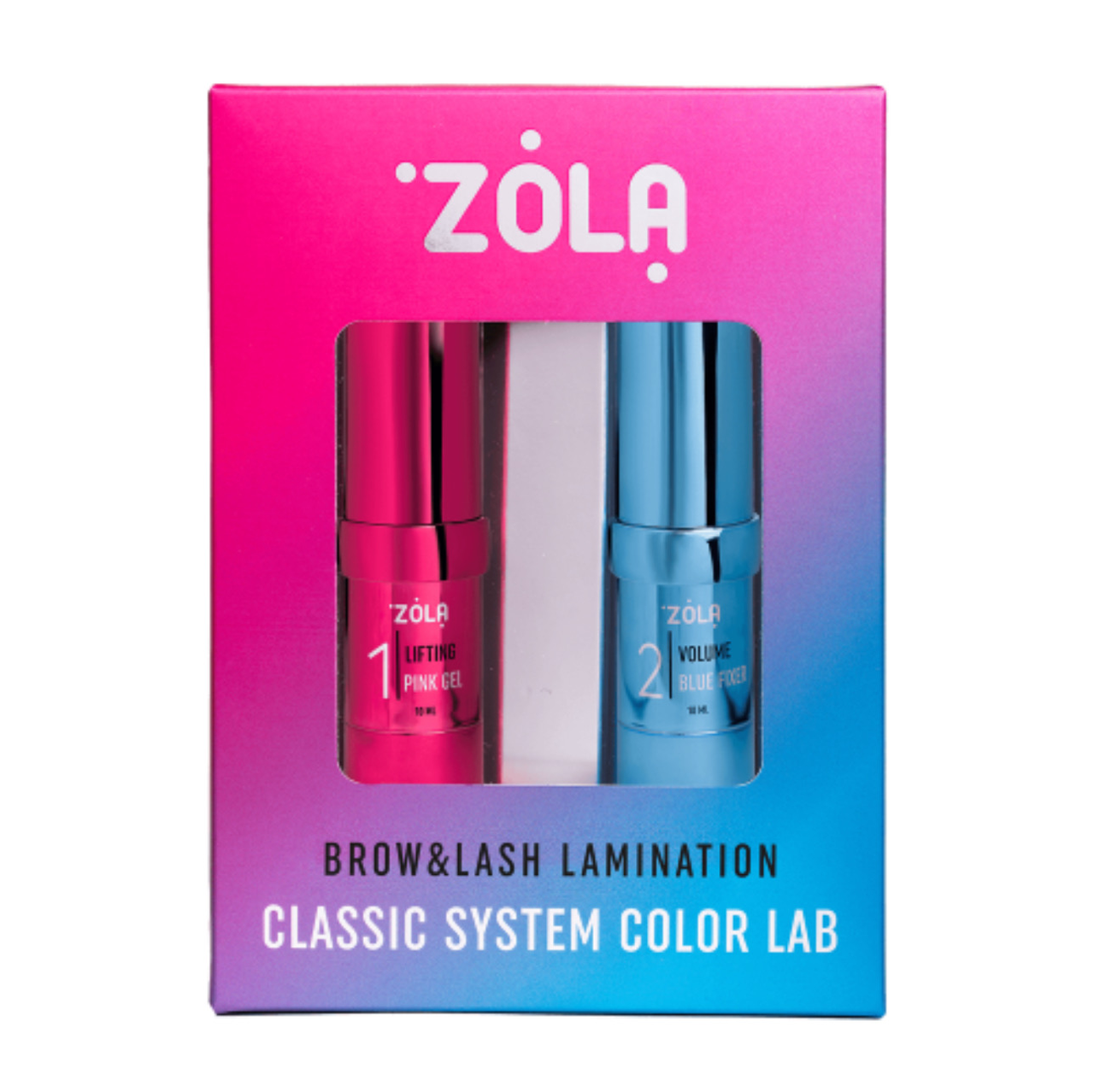 Набір складів ZOLA Brow&Lash Classic System Color Lab - для ламінування брів та вій
