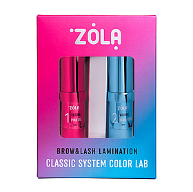 Набір складів ZOLA Brow&Lash Classic System Color Lab - для ламінування брів та вій