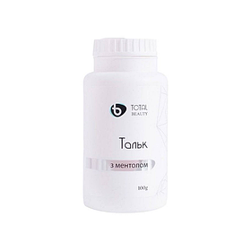 Тальк з ментолом Total Beauty 100 г - для депіляції та шугарінгу