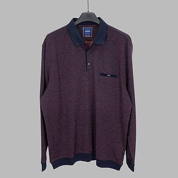 Реглан чоловічий Caporicco 9248 SPR BTL BORDO 70% бавовна 20% віскоза 10% акрил 5XL(Р)