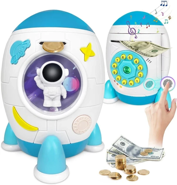 Дитячий сейф-копилка музична "Ракета" Rockets, фото 1