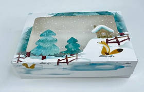 Коробка Зима 15 х 23 х 6 см