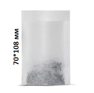 Фільтр пакети для чаю, 100 шт. 70*108 мм