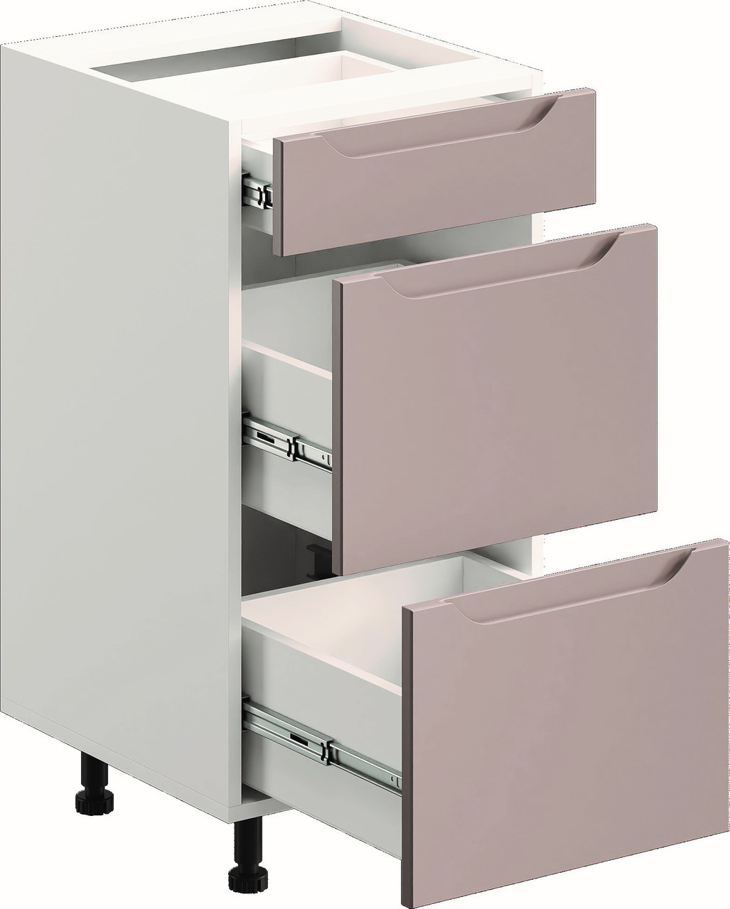 Нижня Н 40Ш FAVORIT кухонна шафка Заріна МДФ фарбована СМ, фото 1