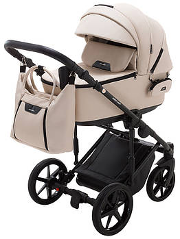 Коляска універсальна 2в1 Adamex Porto Light ECO (сумка, кошик, чохол на ніжки) Сіра