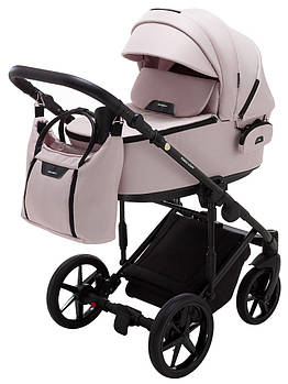 Коляска універсальна 2в1 Adamex Porto Light Tip (сумка, кошик, чохол на ніжки) Рожева
