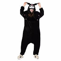 Пижама кигуруми женская Kigurumi Kuromi Куроми размер S (140 - 150 см) Черная