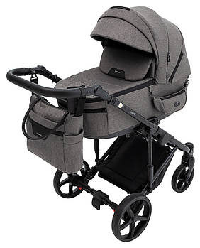 Коляска універсальна 2в1 Adamex Zico Tip (сумка, кошик, чохол на ніжки) Коричнева