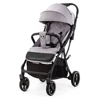 Коляска прогулянкова Adamex Tino Grey (дощовик, москітна сітка, кошик, чохол на ніжки) Сіра