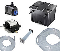 Комплект обладнання (фільтрація й аерація) для ставка до 10000 л