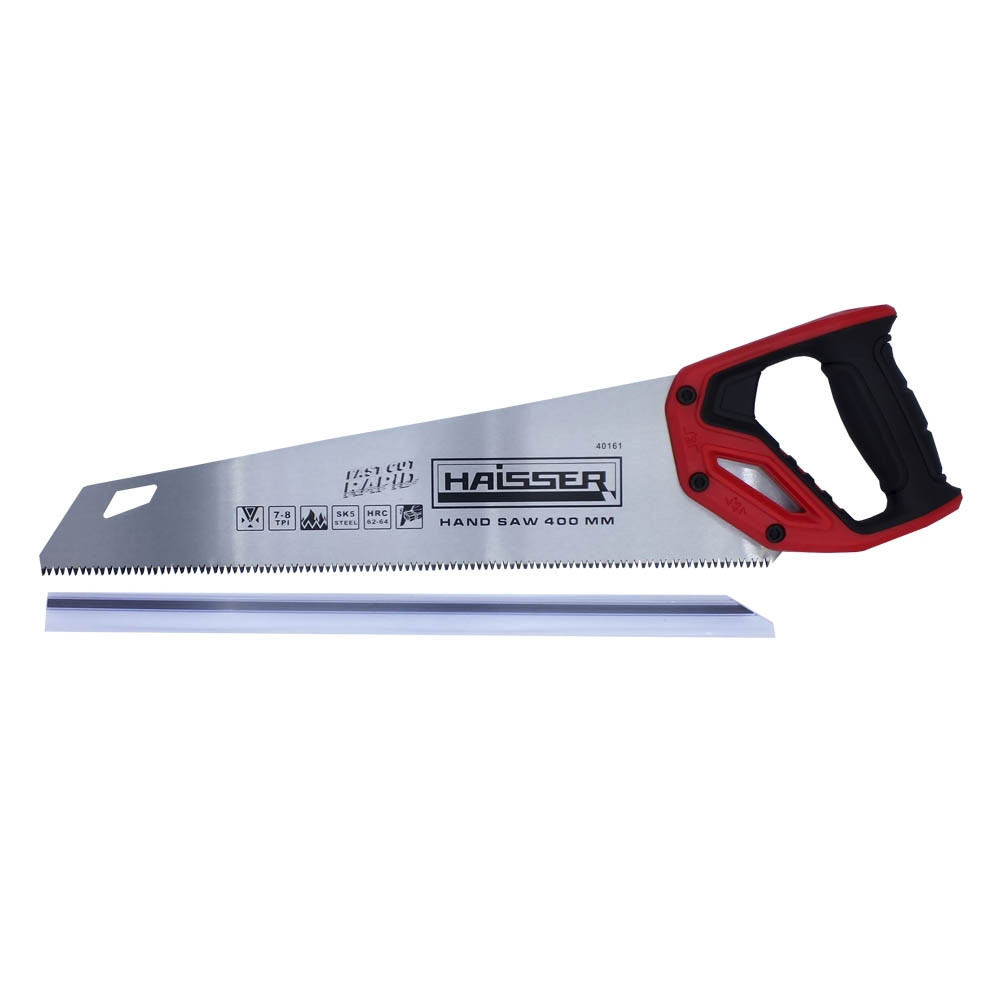 Ножівка по дереву Haisser двокомпонентна ручка 7TPI 3D 400 мм