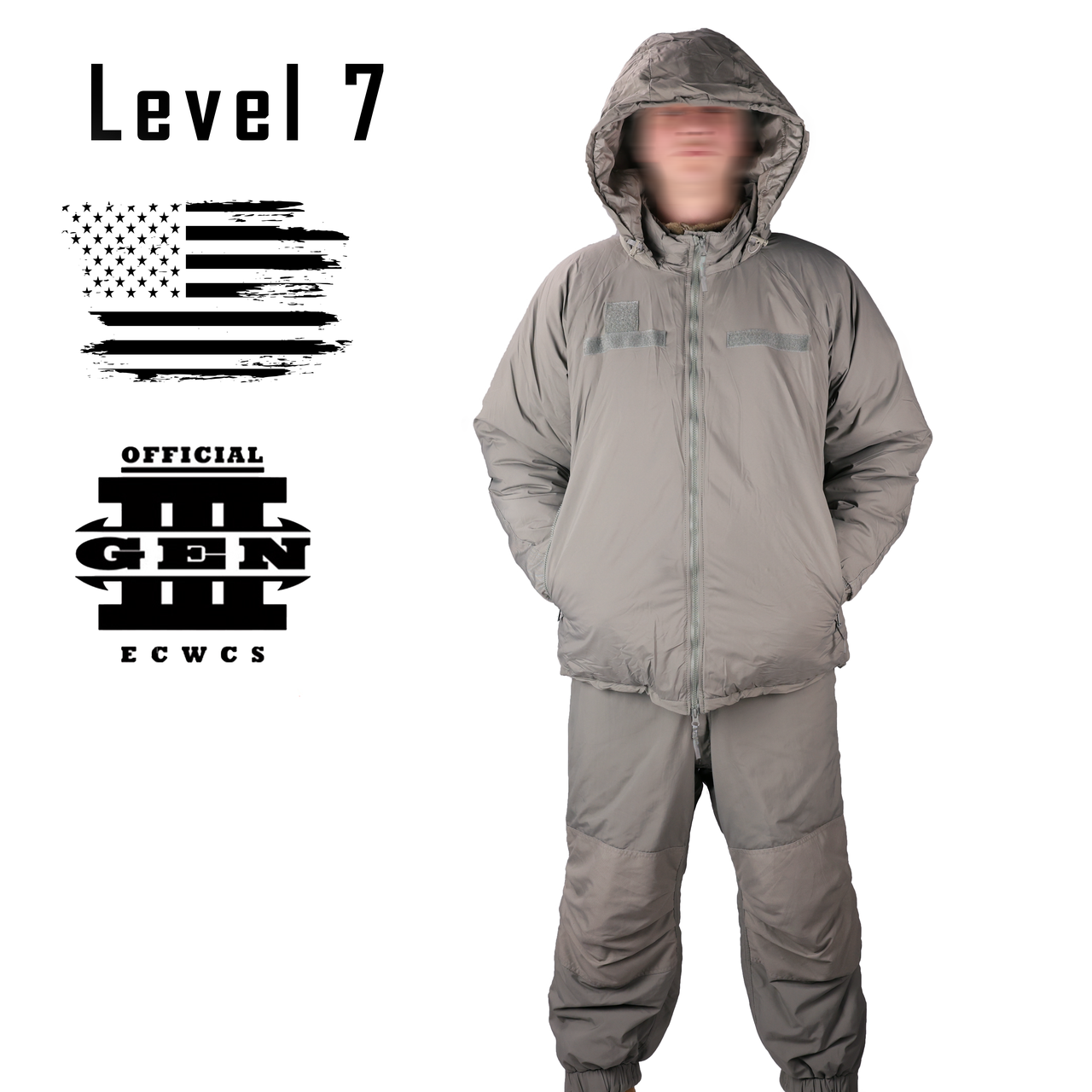 Комплект зимний, Размер: Medium Regular, ECWCS Gen III Level 7, Цвет: Urban Grey Комплект зимний, Размер: Medium Regular, ECWCS Gen III Level 7, Цвет: Urban Grey