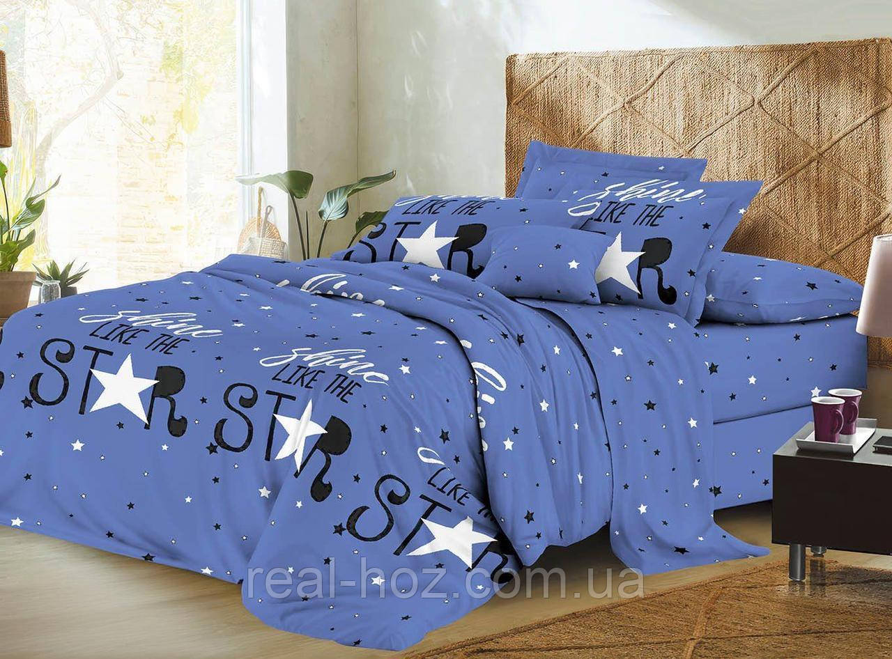 Комплект постільної білизни бязь. Star., фото 1