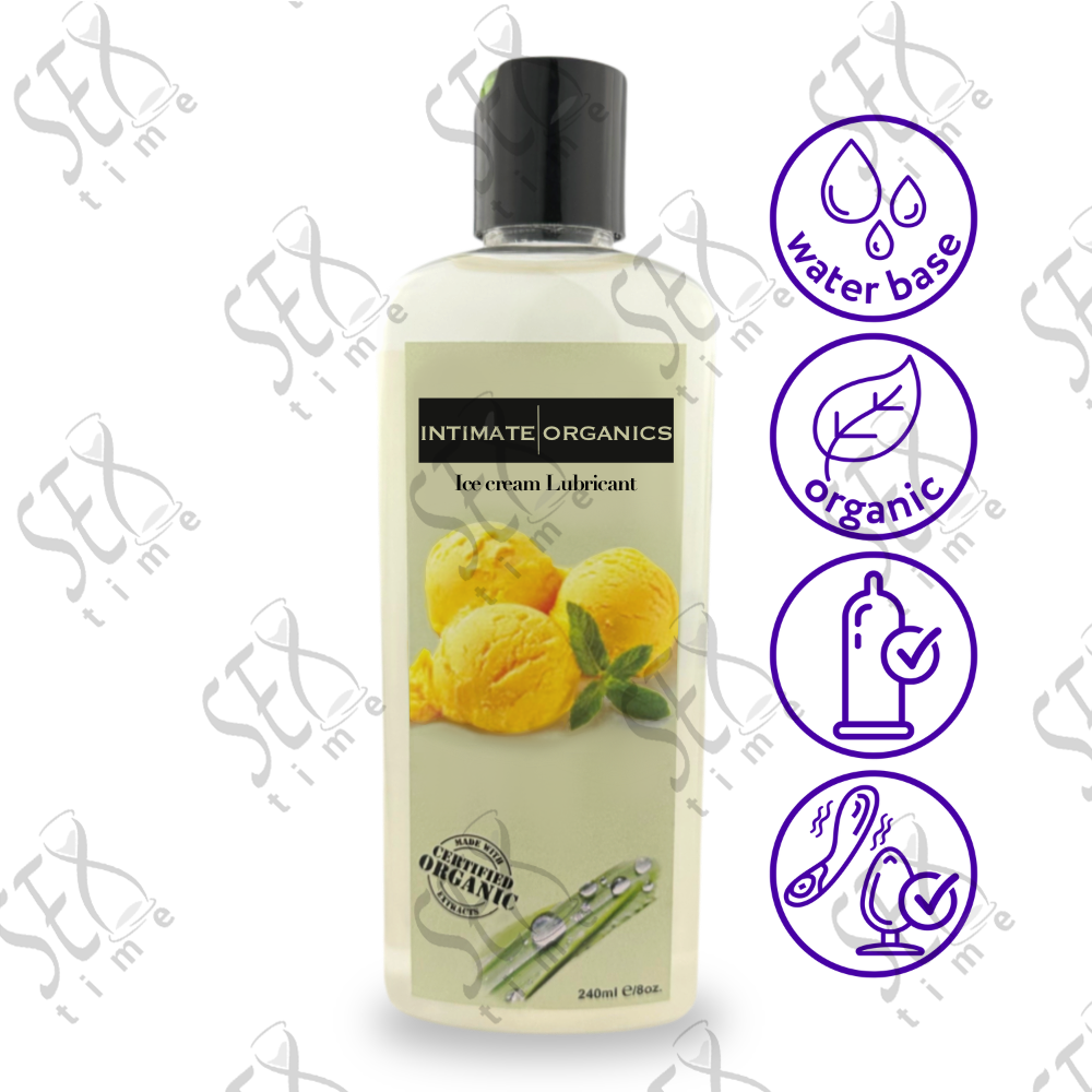 Мастило лубрикант на водній основі зі смаком морозива 240ml, фото 1