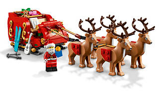 Конструктор Лего Іконік Сани Діда Мороза Lego Iconic Santa's Sleigh 40499