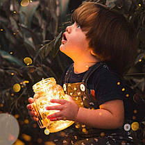 Chipark Fairy String Lights Battery, казкові гірлянди 120 лампочок LED 2 Pack 12 м з пультом дистанційного, фото 4