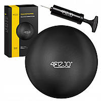 Мяч для пилатеса, йоги, реабилитации 4FIZJO 22 см Black (P-5907739310569)