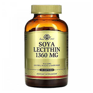 Соєвий лецитин (Soya Lecithin) 1360 мг 180 капсул SOL-30394
