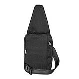Нагрудна сумка-кобура A-line A33. Cordura 1000D. Колір Чорний, фото 4