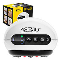 Масажна вакуумна банка 4FIZJO акумуляторна з ІЧ прогрівом White (P-5907739318688)